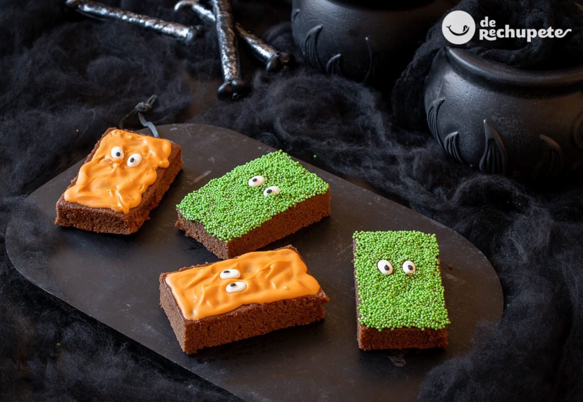 Chocolate monsters for Halloween