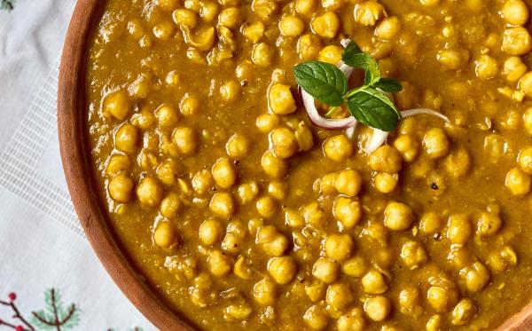 Best recipes for students - Chickpea curry